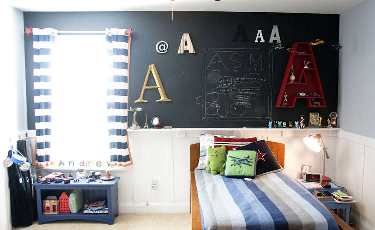 EXCITING CHALKBOARD AND BLACKBOARD KIDS BEDROOM WALL IDEAS 3 bedroomblackboards