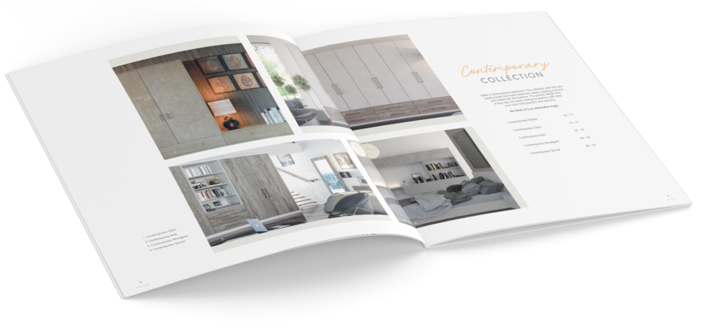 fitted wardrobes brochure