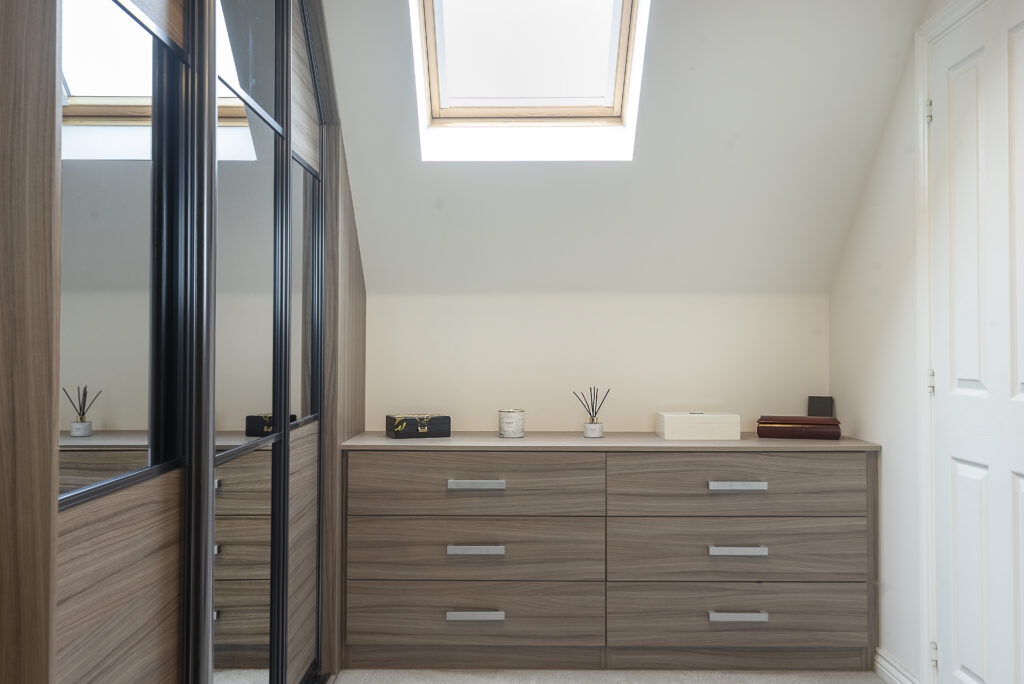 sloping roof wardrobes