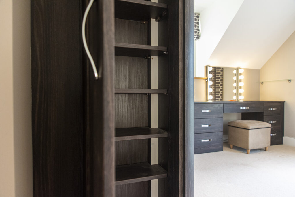 Storage space for wardrobe and a chest of drawers